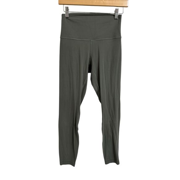 Lululemon women's high rise Align green leggings 25'' size 6 - Picture 1 of 4